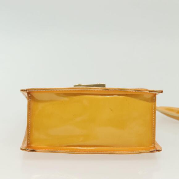 LOUIS VUITTON Monogram Vernis Spring Street Bag Lime Yellow M91068 - Picture 9 of 12